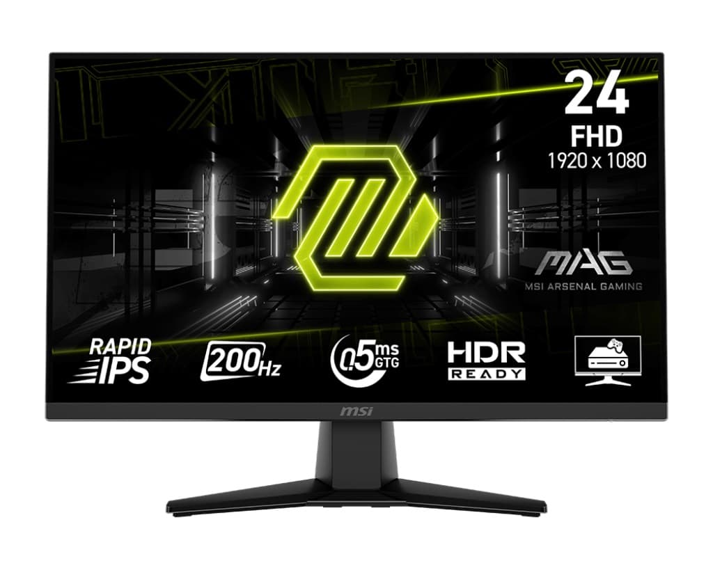 MSI MAG 242F 23,8" IPS FHD 200Hz 0,5ms Černá 3R