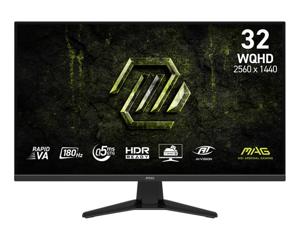 MSI MAG 325QF E18V 31,5" VA QHD 180Hz 0,5ms Černá 3R