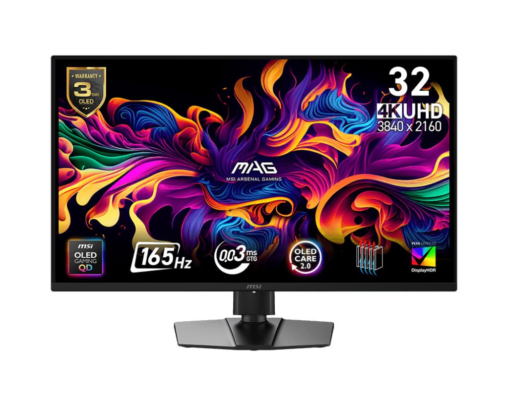 MSI MAG 322UP E16 31,5" QD-OLED 4K UHD 165Hz 0,03ms Černá 3R