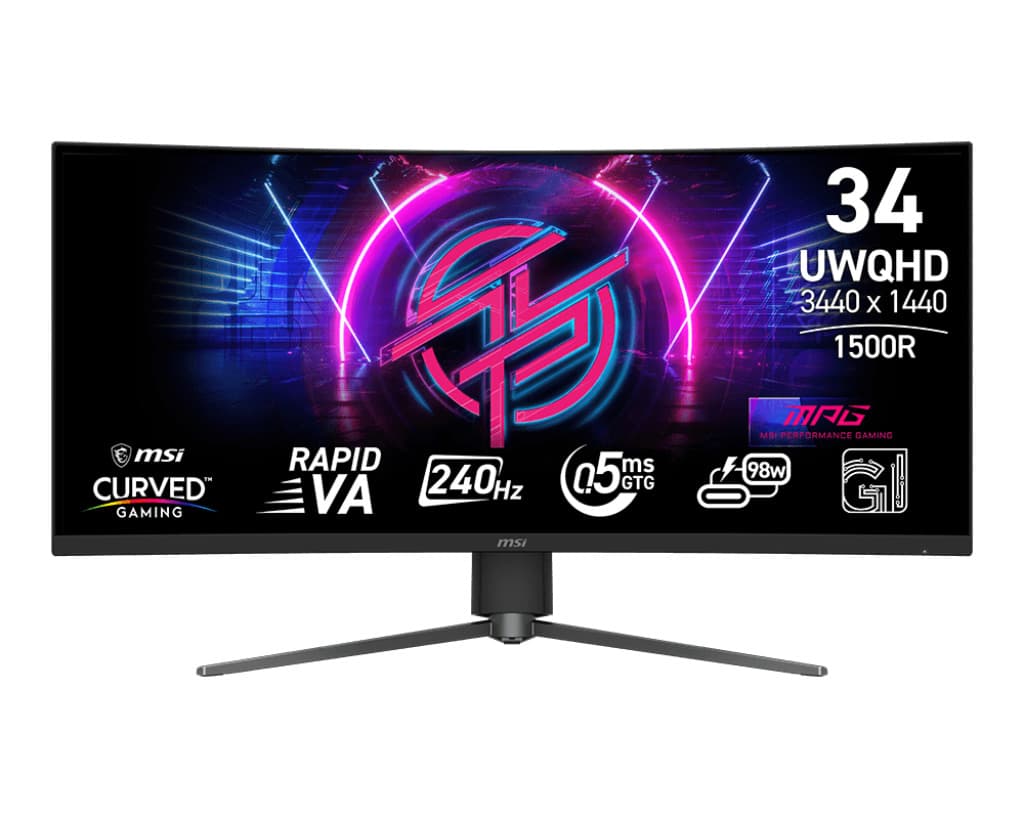 MSI MPG 346CQRF X24 34" VA wQHD 240Hz 0,5ms Černá 3R
