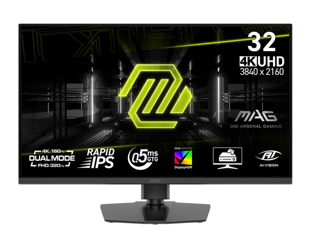 MSI MAG 322URDF E16 31,5" IPS 4K UHD 160Hz 0,5ms Černá 3R