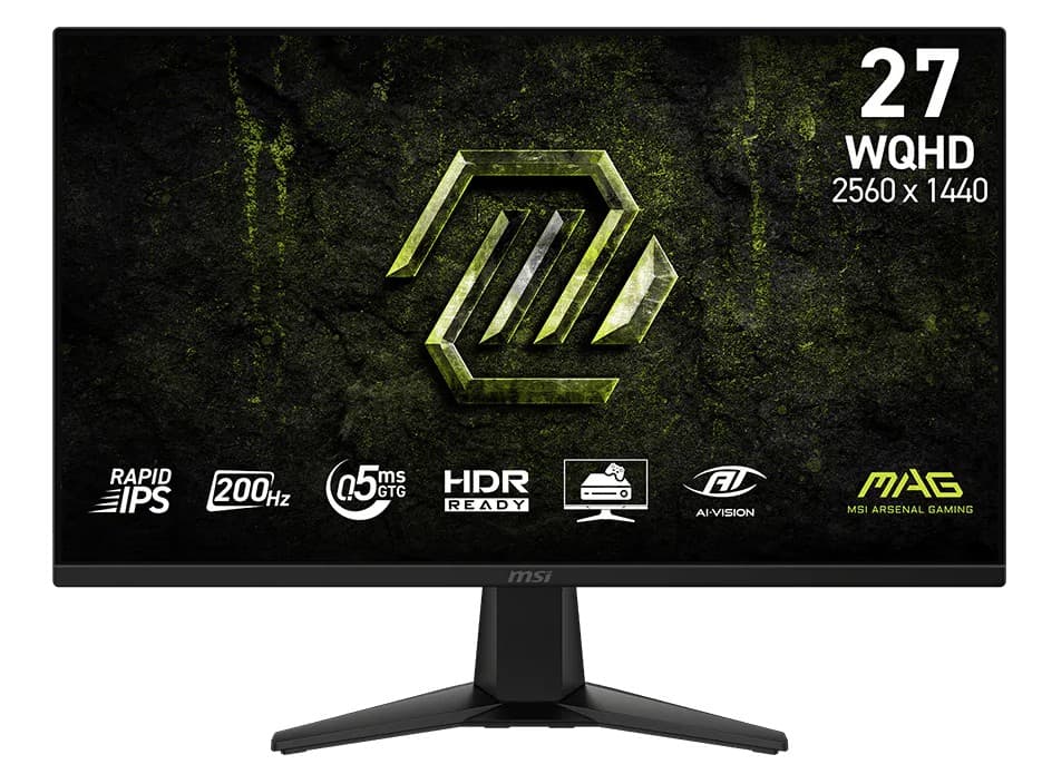 MSI MAG 275QF E20 27" IPS QHD 200Hz 0,5ms Černá 3R