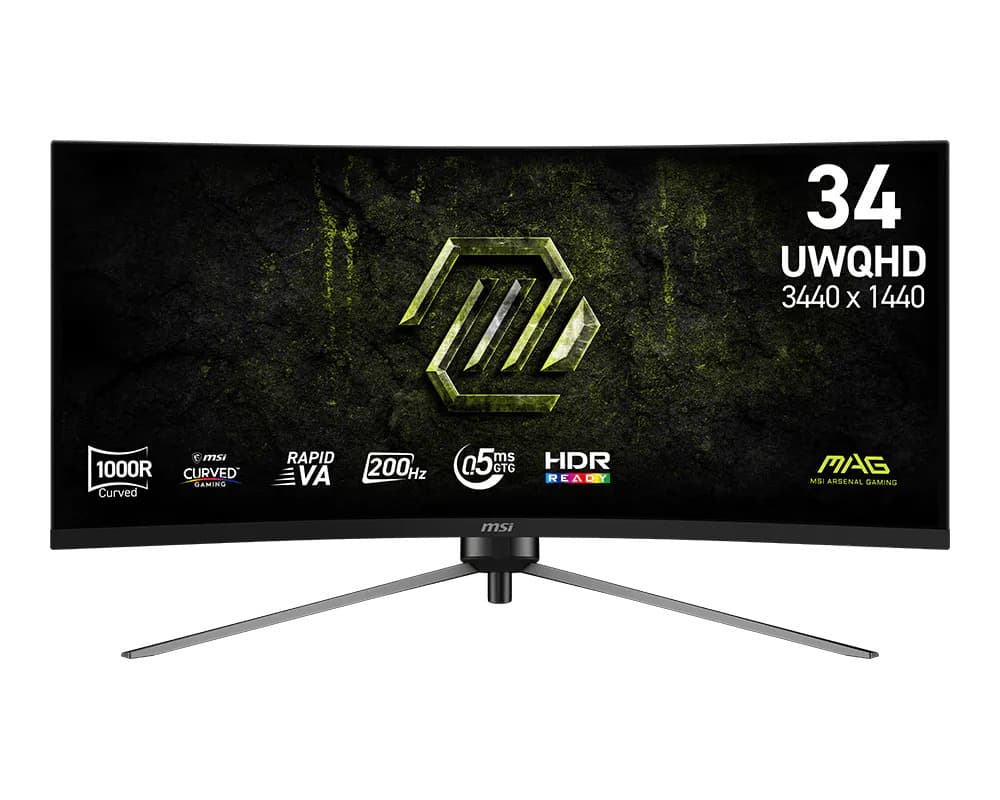 MSI MAG 345CQRF E20 34" VA UWQHD 200Hz 0,5ms Černá 3R
