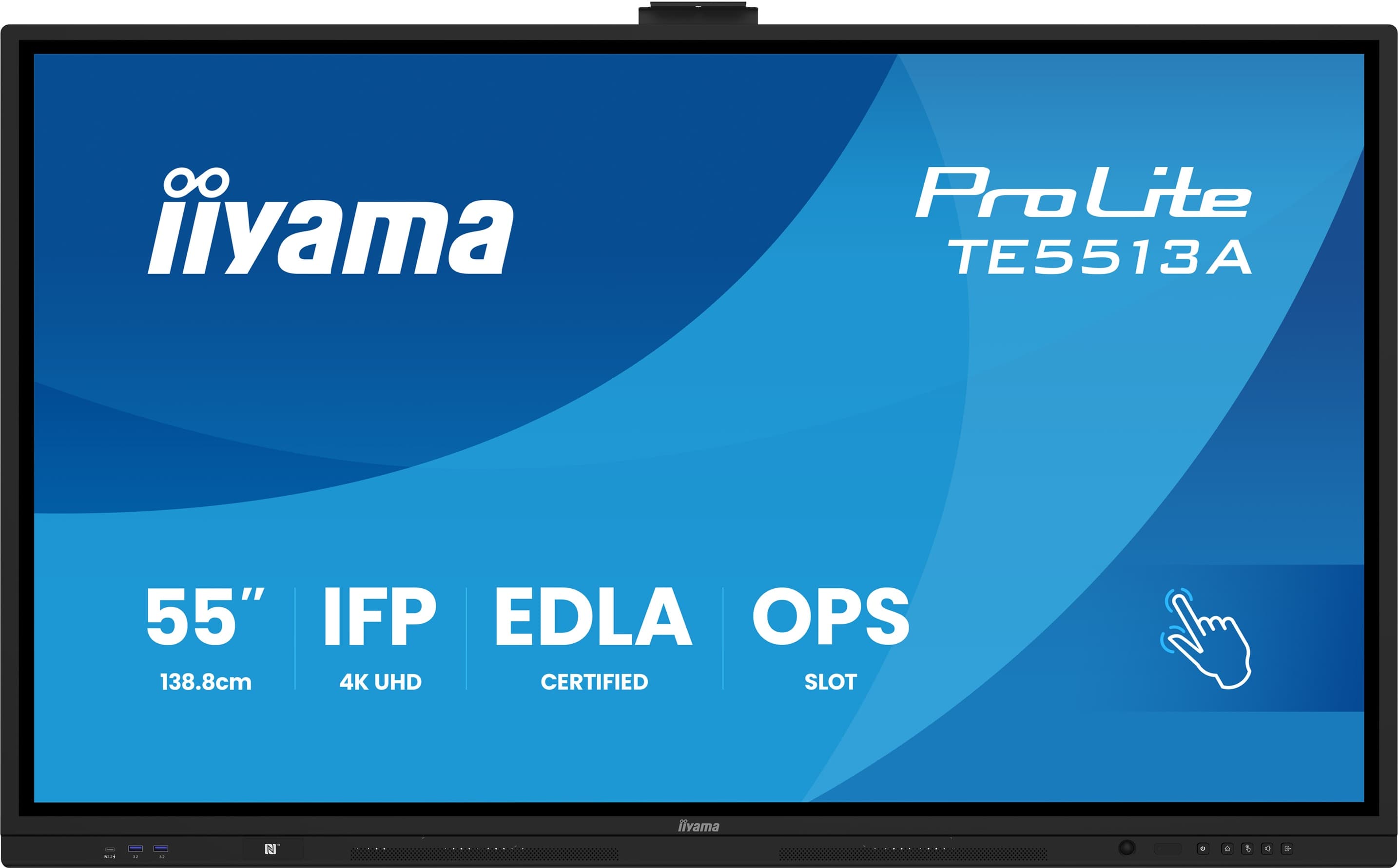 55" iiyama TE5513A-B2AG:IPS,4K,40P,EDLA