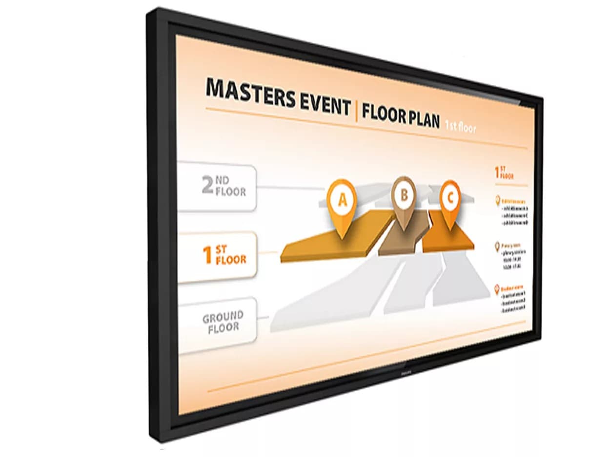 43" D-LED Philips 43BDL3452T-UHD,IPS,400c,IR,18