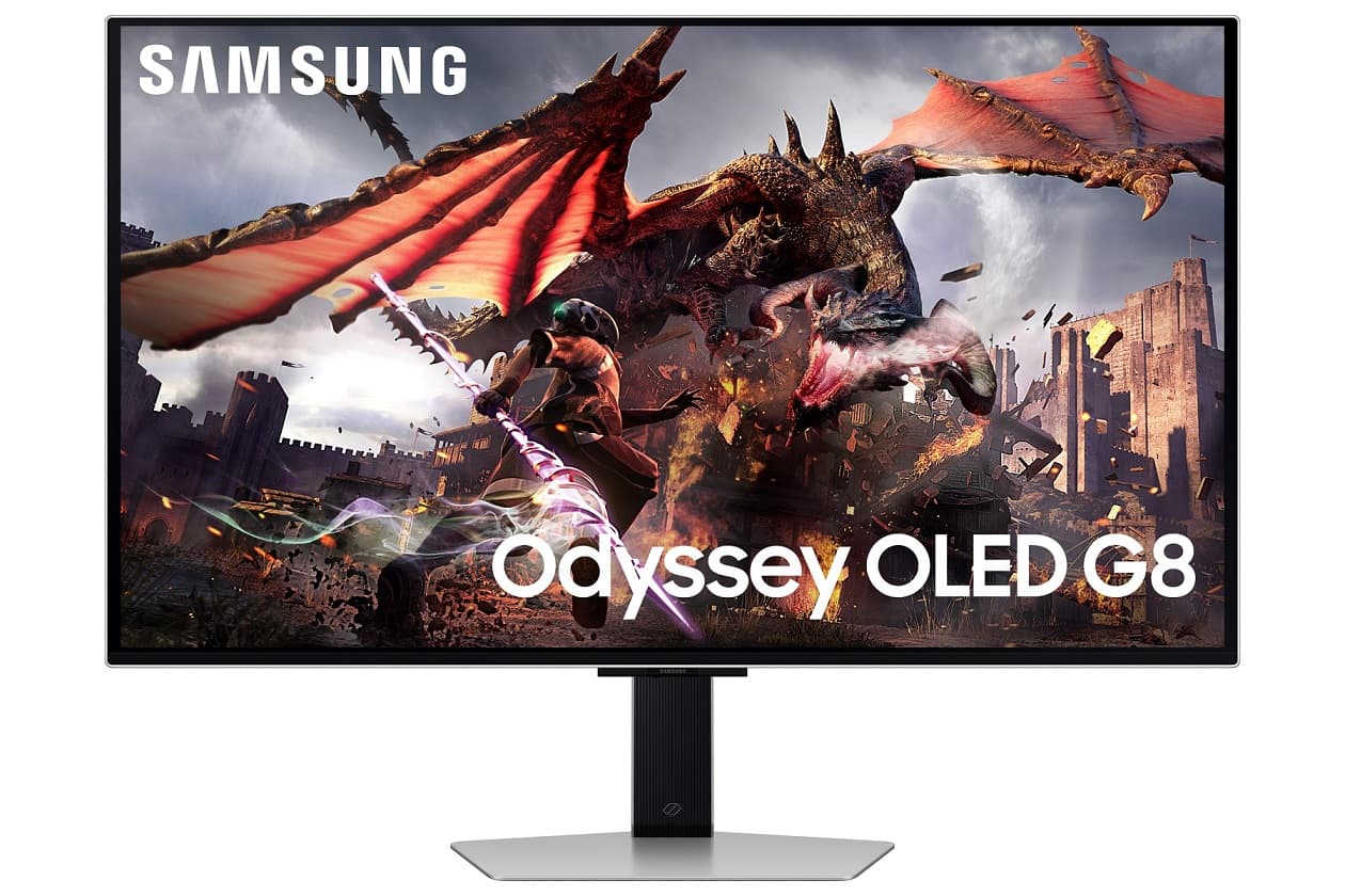 Samsung Odyssey OLED G8 G80SD 32" OLED 4K UHD 240Hz 0,03ms Silver 2R