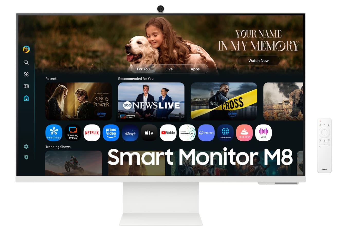 Samsung Smart Monitor M80F 32" VA 4K UHD 60Hz 4ms Bílá 2R