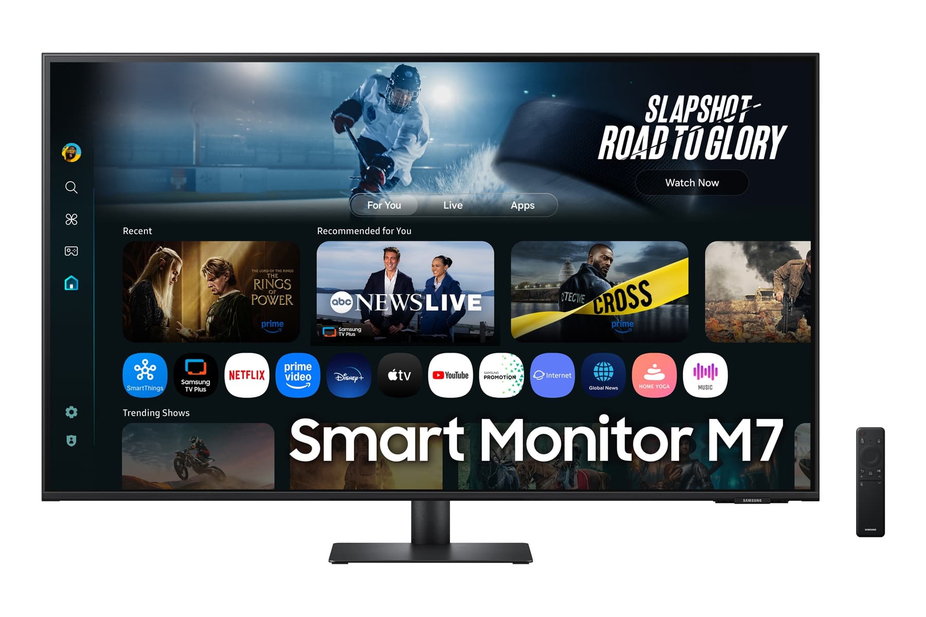 Samsung Smart Monitor M70F 43" VA 4K UHD 60Hz 4ms Černá 2R