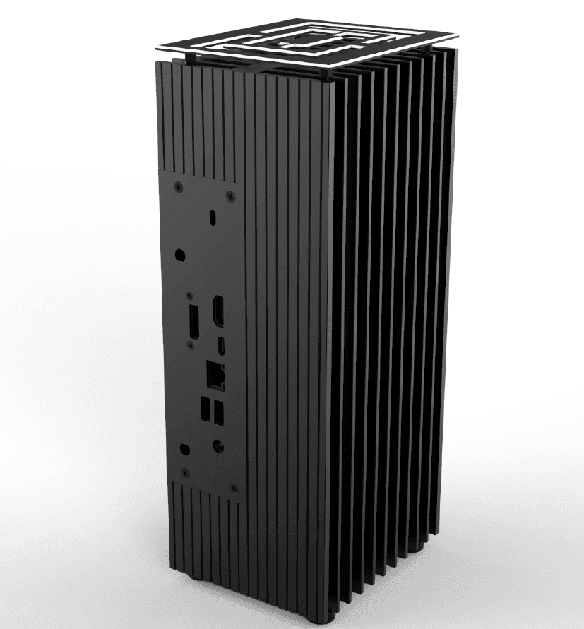 AKASA Turing A50 V2 UCFF 4" x 4" Černá