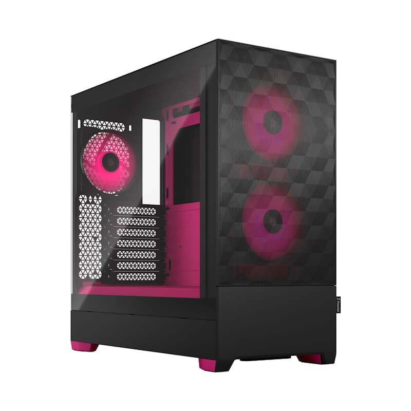 Fractal Design Pop Air RGB Magenta Core TG Clear Tint Midi Tower Transpar