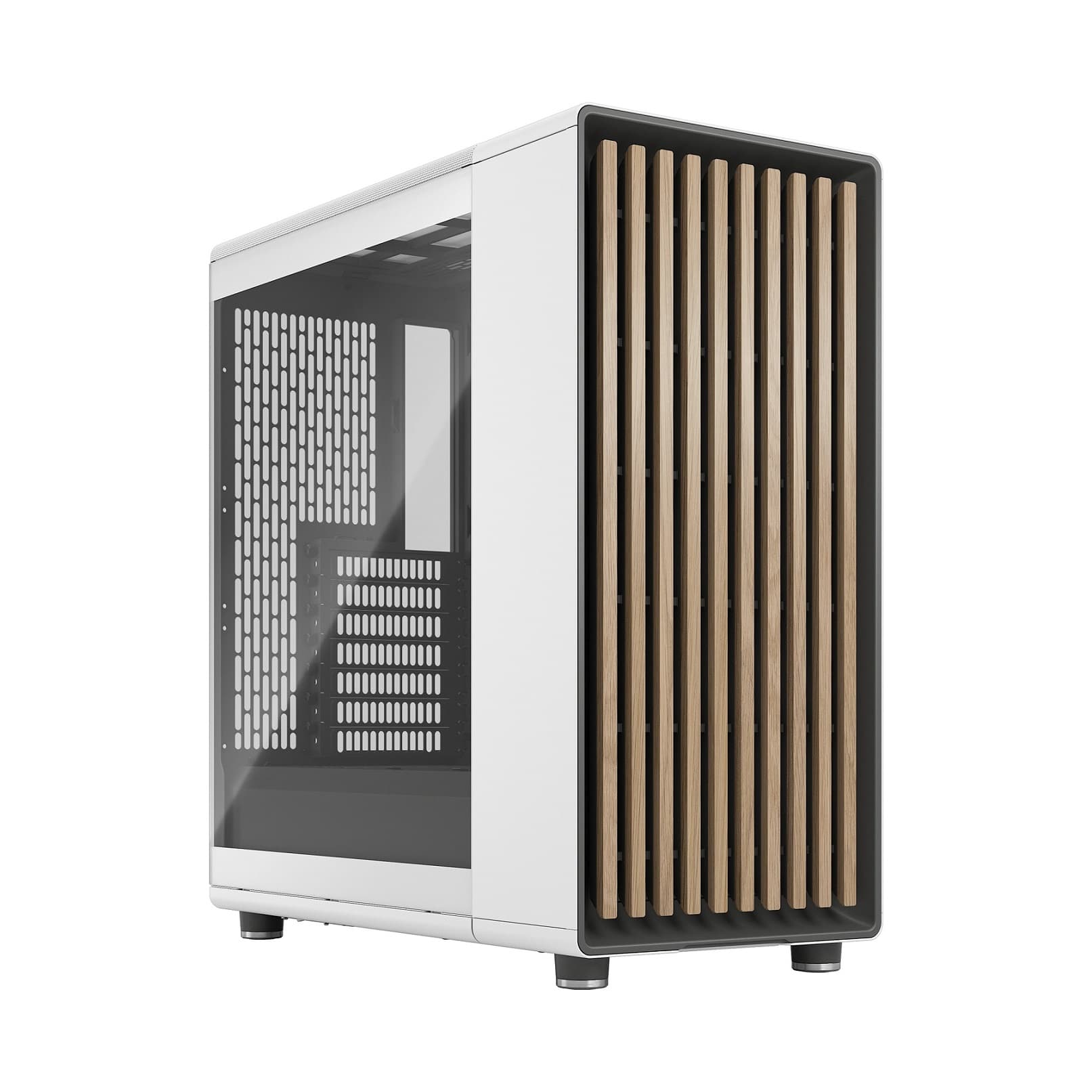 Fractal Design North Chalk White TG Clear Midi Tower Transpar. Bílá