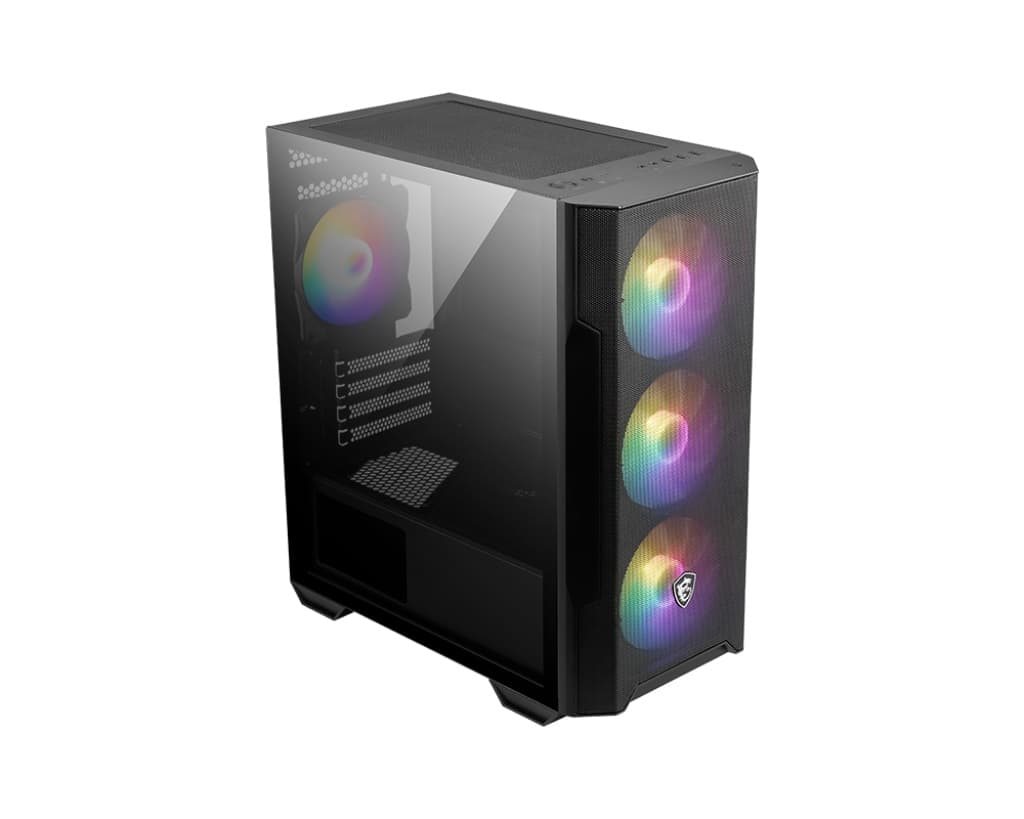 MSI MAG FORGE M100R Micro ATX Transpar. Černá