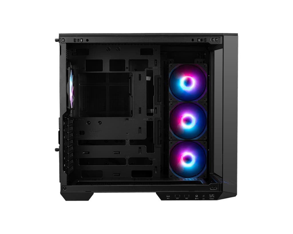 MSI MAG PANO 100R PZ Midi Tower Transpar. Černá