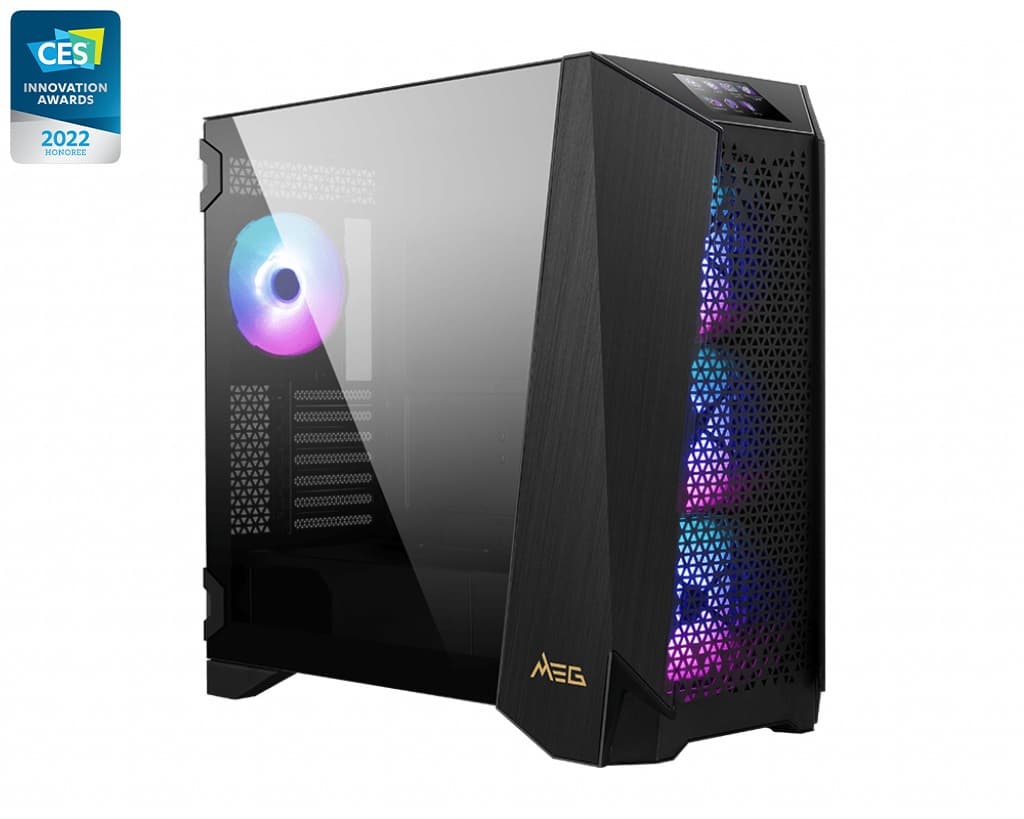 MSI MEG PROSPECT 700R Midi Tower Transpar. Černá