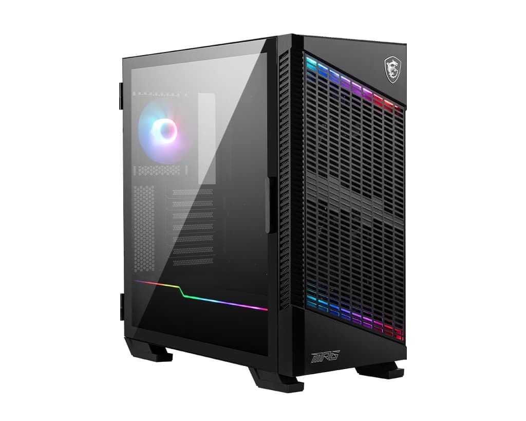 MSI MPG VELOX 100P AIRFLOW Midi Tower Transpar. Černá