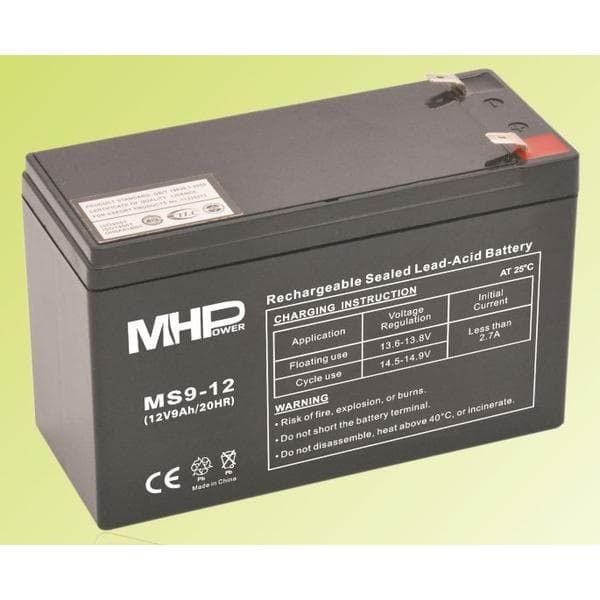 Pb akumulátor MHPower VRLA AGM 12V 9Ah (MS9-12)