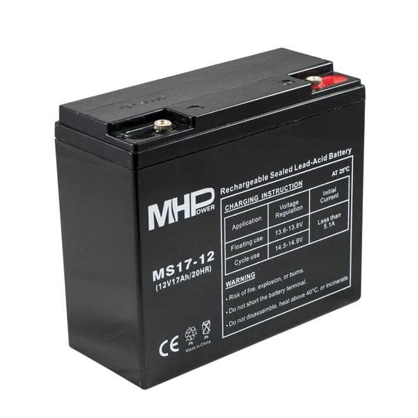 Pb akumulátor MHPower VRLA AGM 12V 17Ah (MS17-12)