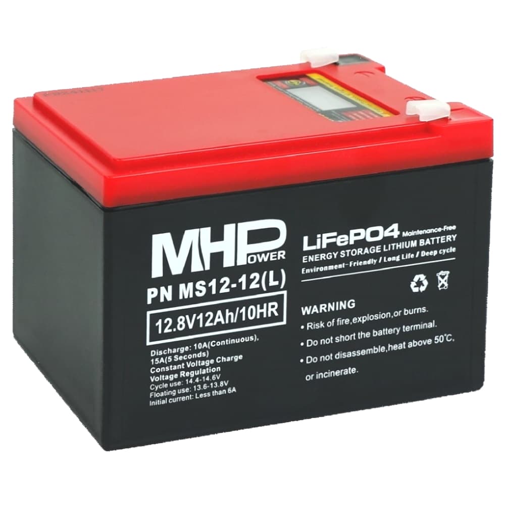 MHPower MS12-12(L) Lithium baterie LiFePO4 12V