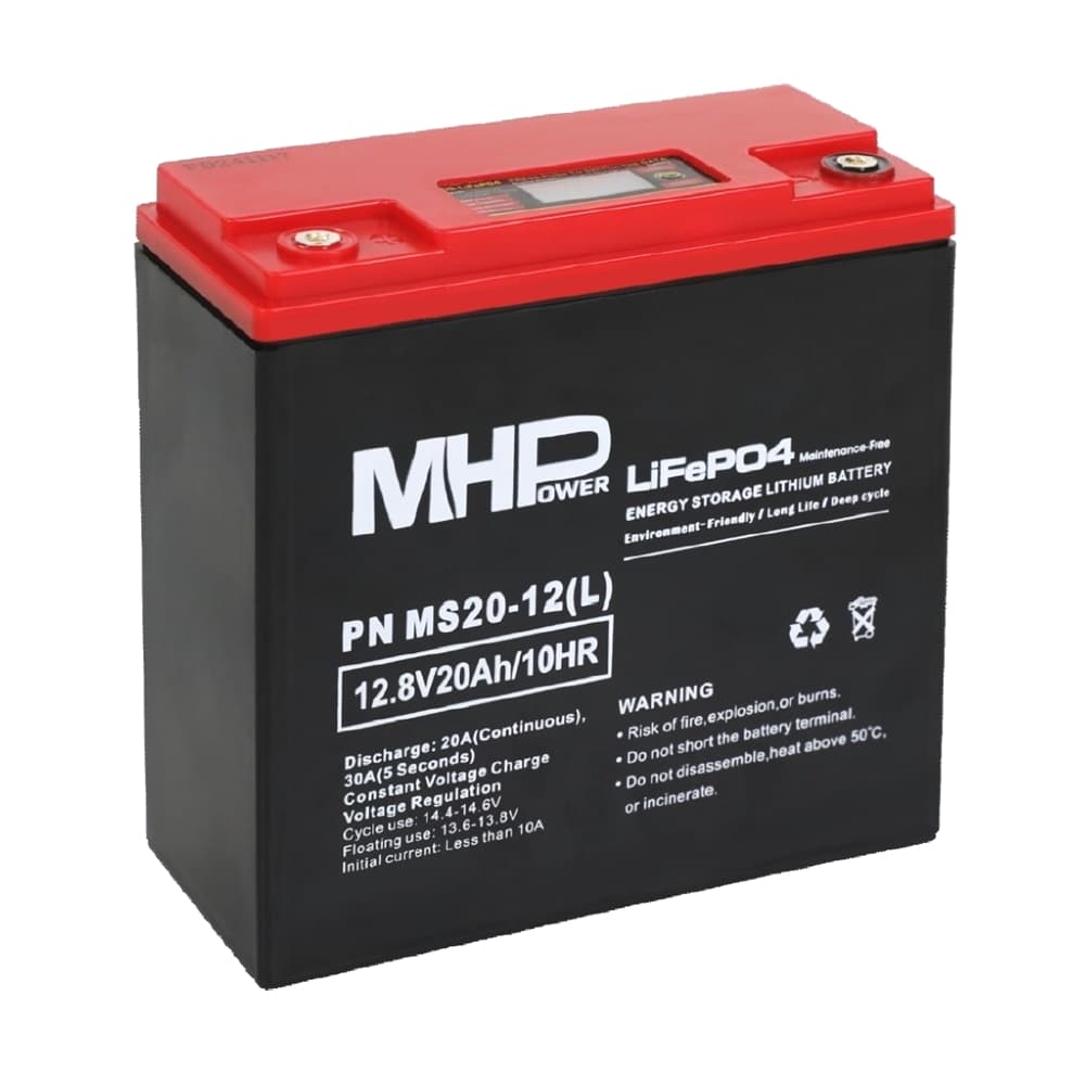 MHPower MS20-12(L) Lithium baterie LiFePO4 12V