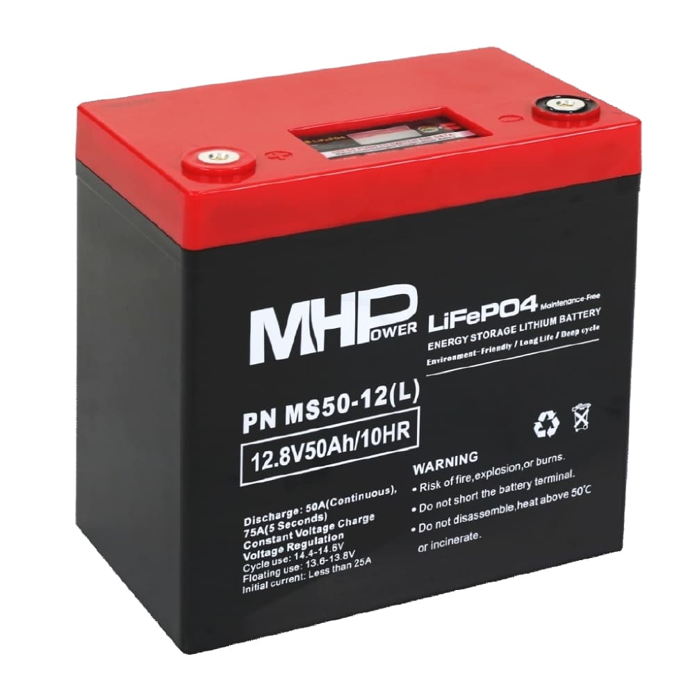 MHPower MS50-12(L) Lithium baterie LiFePO4 12V