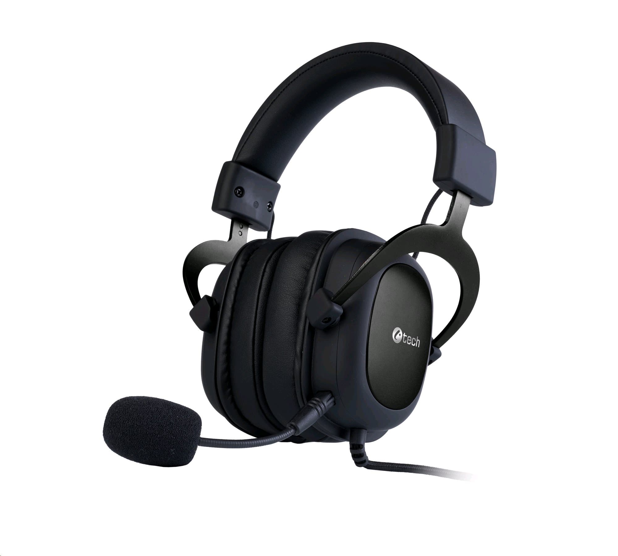 C-TECH ARCHON V2 Stereo Jack Drát Černá