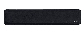 Podpěra zápěstí ke klávesnici C-TECH KPG-01, paměťová pěna,  černá, 450x93x25mm