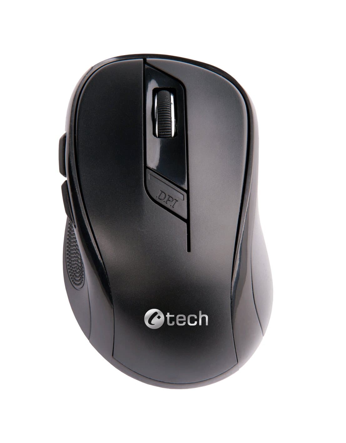 C-TECH Myš WLM-02 Ergonomická Optická Pro praváky 1 600 DPI Bezdrátová USB Černá