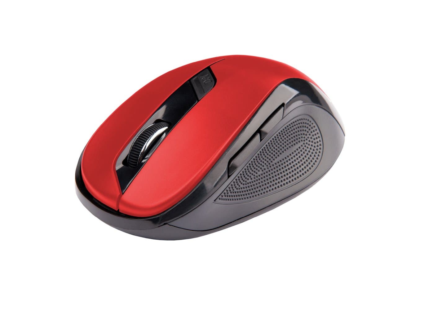 C-TECH Myš WLM-02 Ergonomická Optická Pro praváky 1 600 DPI Bezdrátová USB Černá-červená