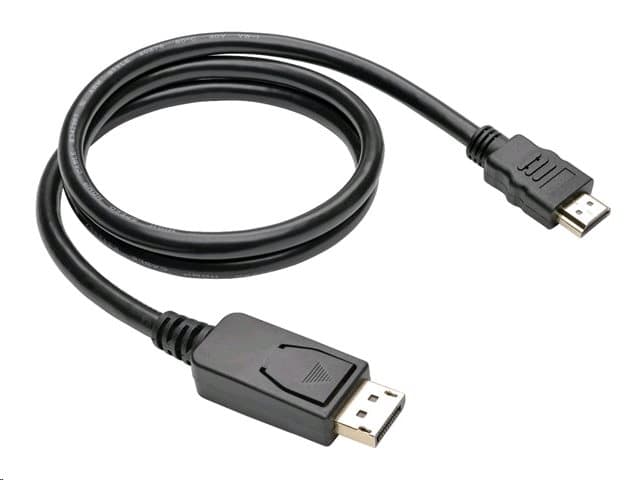 Kabel C-TECH DisplayPort HDMI, 3m, černý