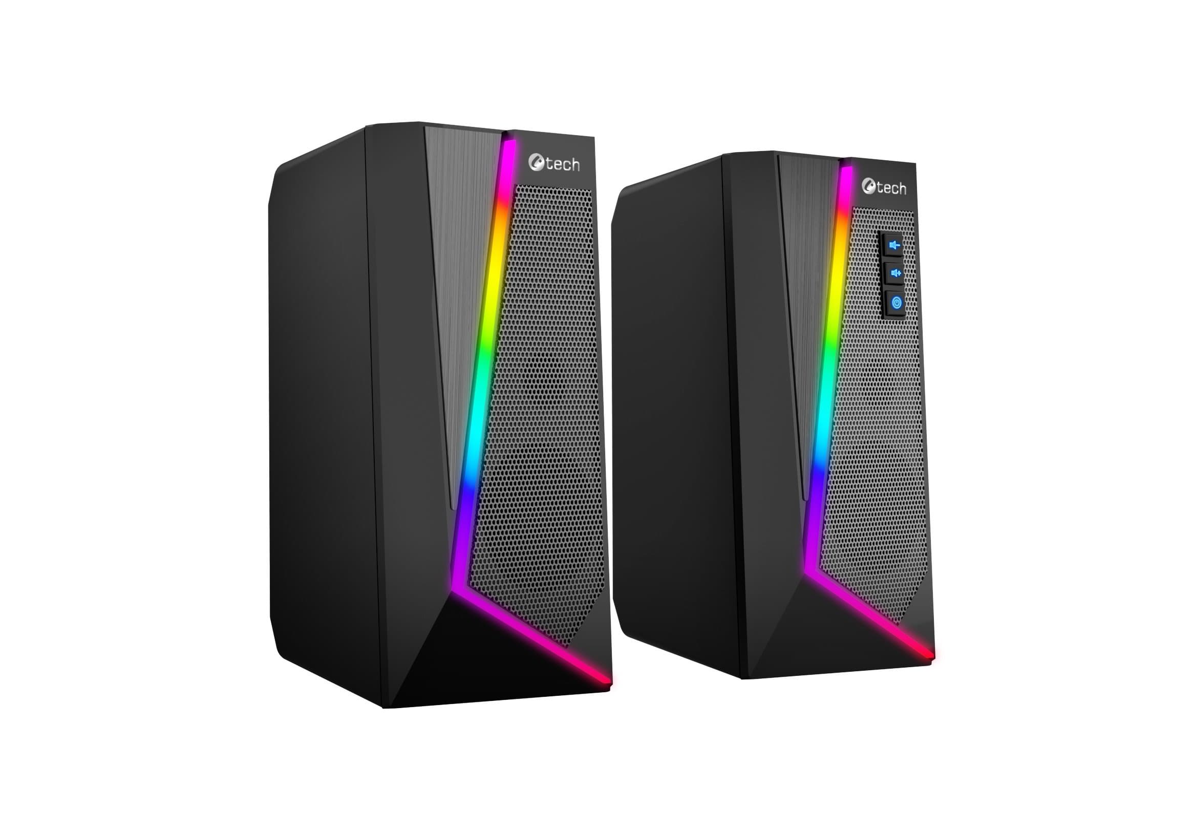 C-tech SPK-17 Stereo 6W Černá