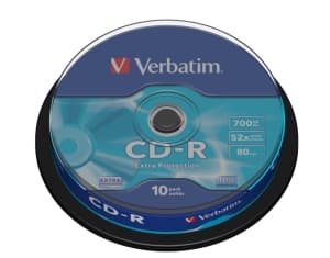 VERBATIM CD-R(10-Pack)Spindl 52x 700MB