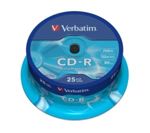 VERBATIM CD-R(25-Pack)Spindl 52x 700MB