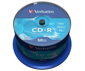 VERBATIM CD-R(50-Pack)Spindl 52x 700MB