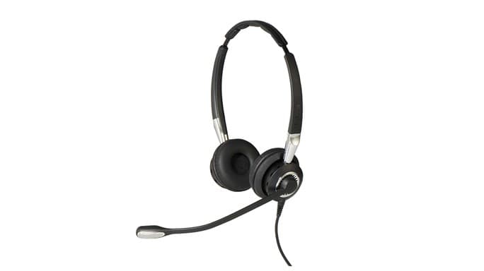Jabra BIZ 2400 II Stereo QD Drát Černá