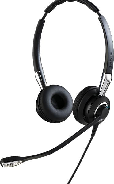 Jabra BIZ 2400 II Stereo QD Drát Černá-stříbrná