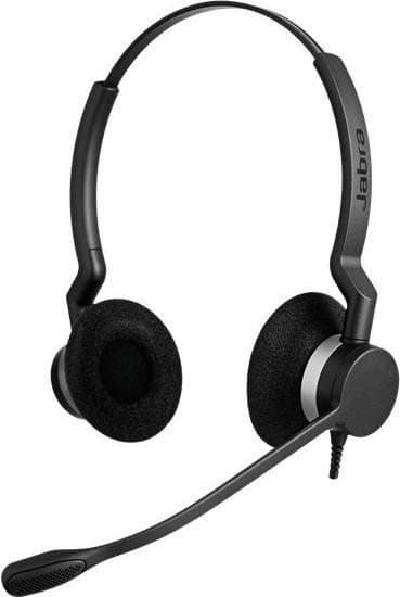 Jabra BIZ 2300 Stereo QD Drát Černá