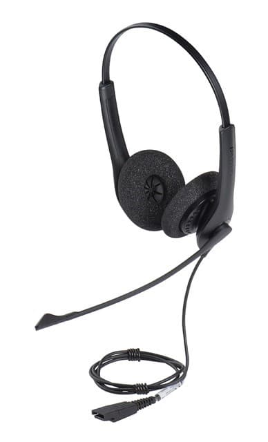 Jabra BIZ 1500 Stereo QD Drát Černá
