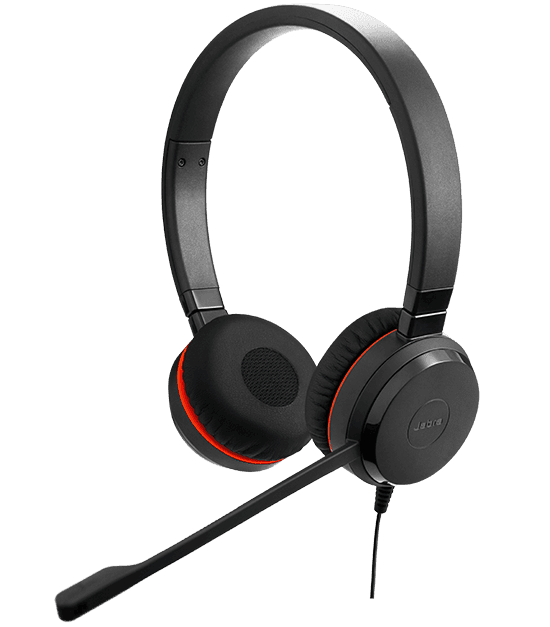 Jabra Evolve 30 II Stereo Jack Drát Černá