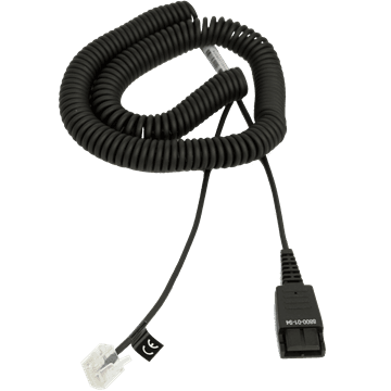 Jabra QD-RJ45, 0,5-2m, coiled - Siemens Open Stage