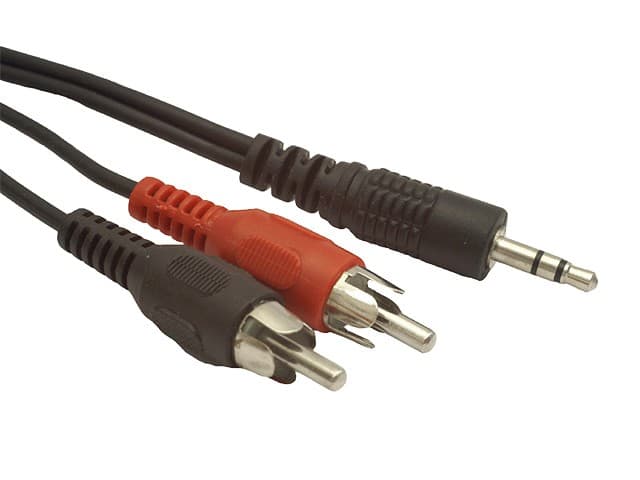 GEMBIRD kabel minijack 3.5mm - 2x RCA M M 2,5m