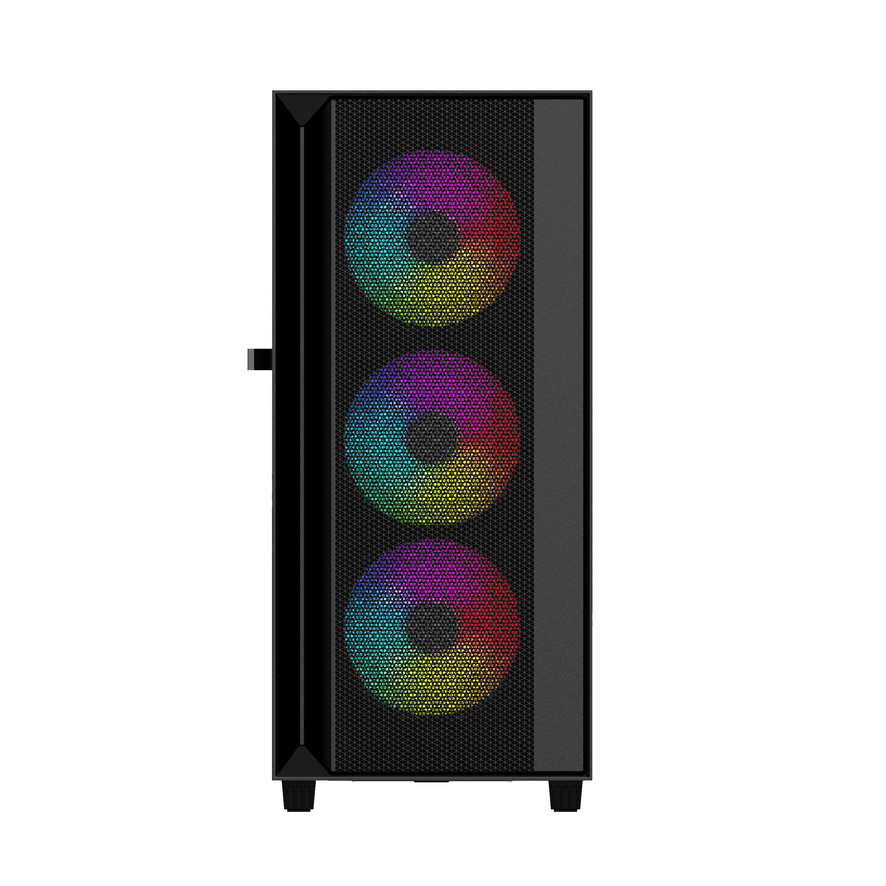 Gembird Fornax 4000 ARGB Midi Tower Transpar. Černá