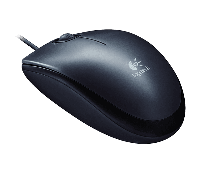 Logitech M90 Kancelářská Optická 1 000 DPI Drátová USB Černá