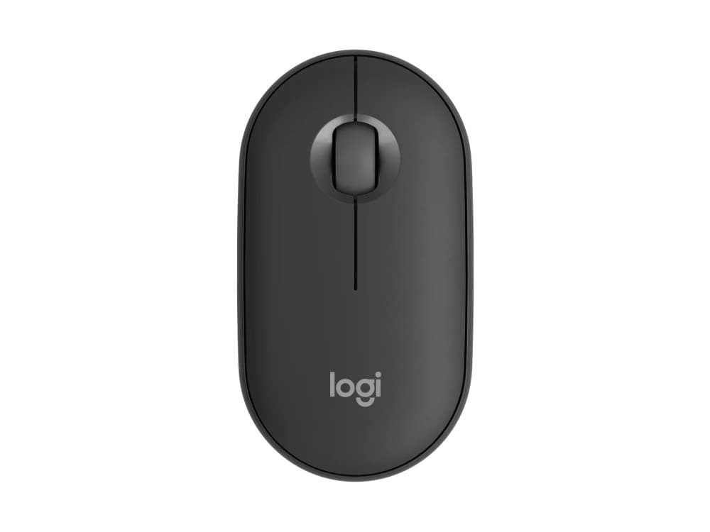 Logitech Pebble Mouse 2 M350s Cestovní Optická 4 000 DPI Bezdrátová Bluetooth Grafitová