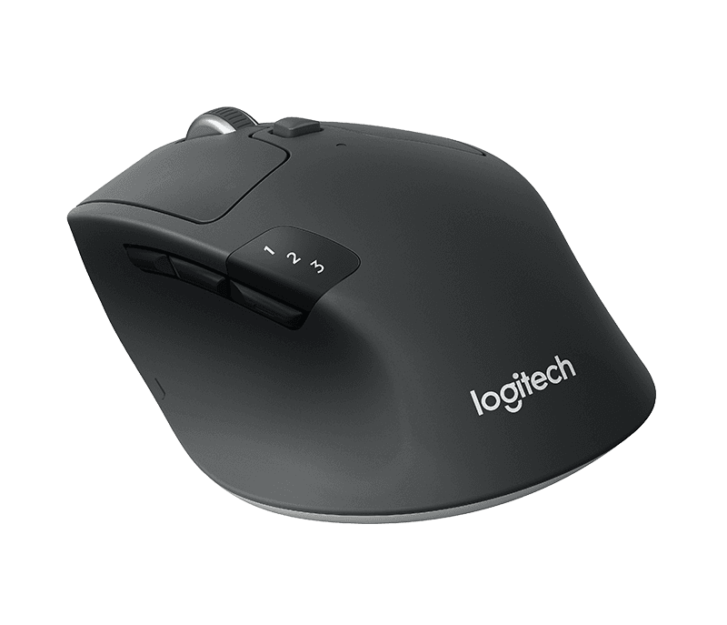 Logitech M720 Ergonomická Optická Pro praváky 1 000 DPI Bezdrátová Bluetooth Černá