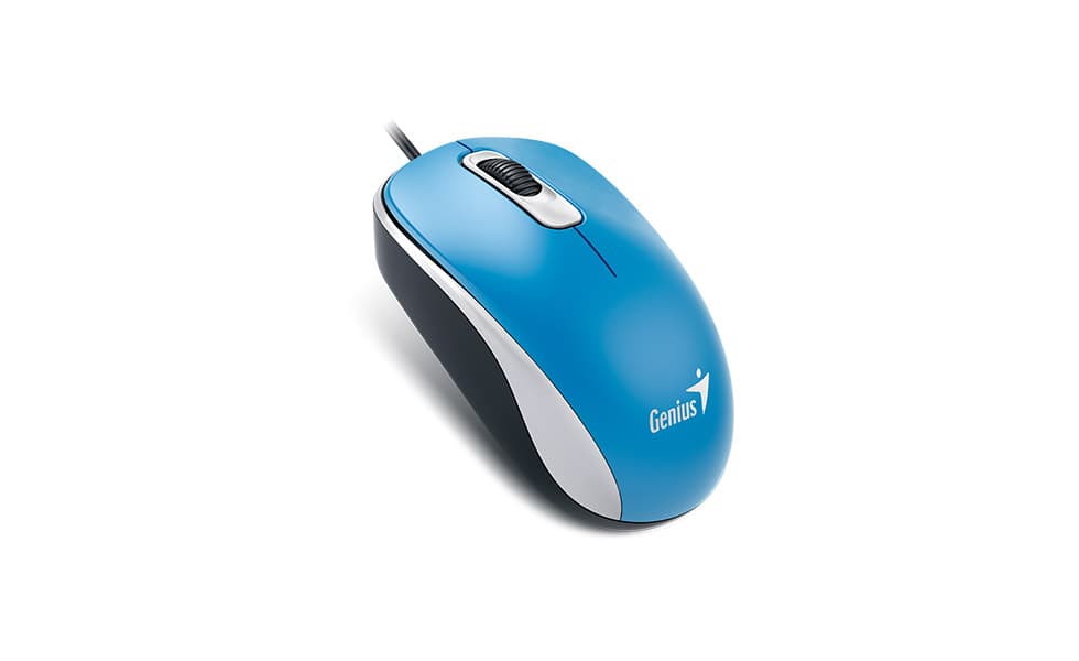 GENIUS DX-110 Kancelářská Optická 1 000 DPI Drátová USB Modrá