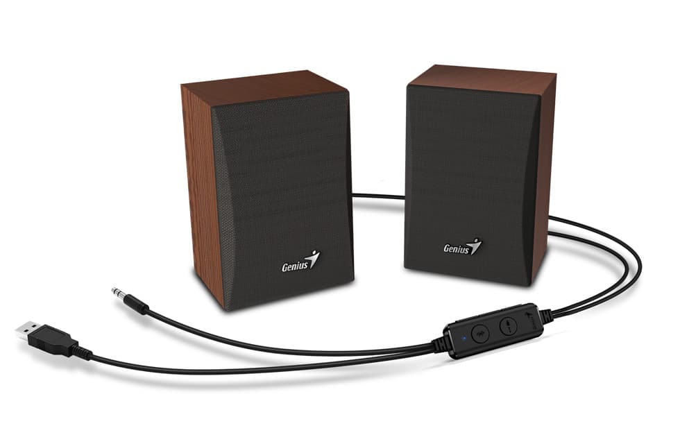Genius SP-HF380 Stereo 3W Hnědá