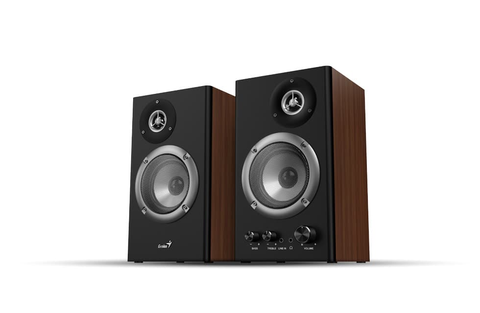 Genius SP-HF1200B Stereo 36W Hnědá