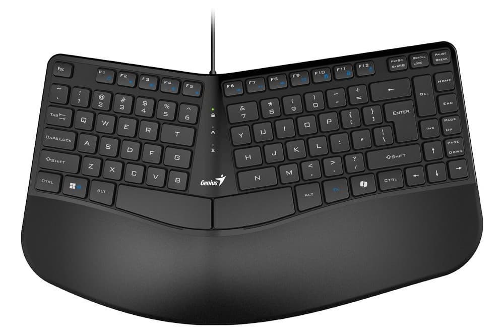 Genius Ergo KB-700 Drátová USB CZ-SK layout Černá