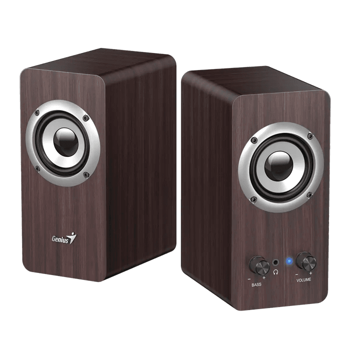 GENIUS SP-HF400 reproduktory, tmavé dřevo
