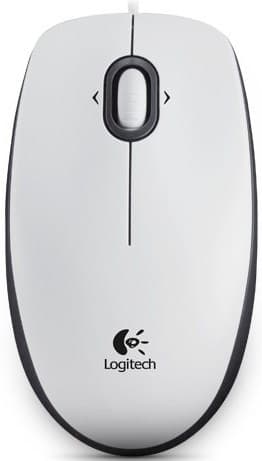 Logitech B100 Kancelářská Optická 800 DPI Drátová USB Bílá